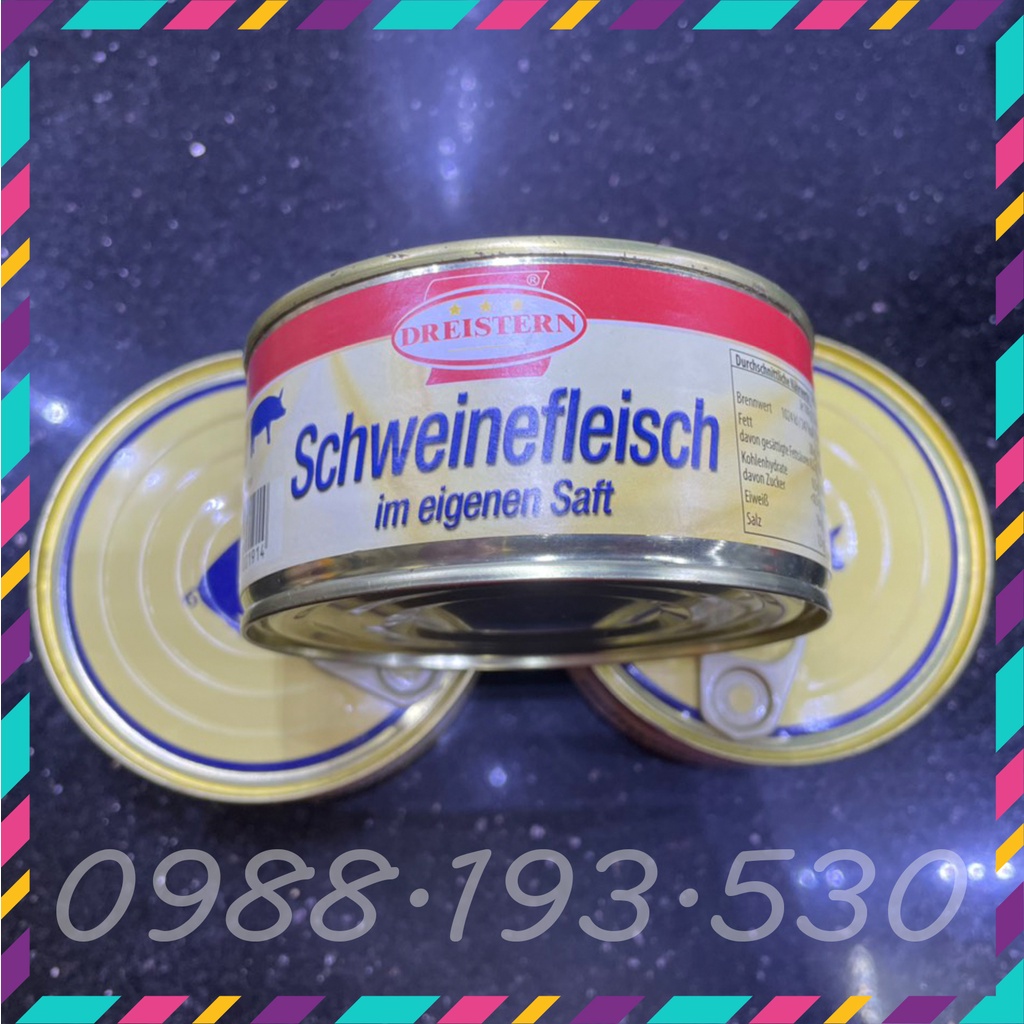 Thịt Heo Đóng Hộp DREISTERN Schmalzfleisch 300g của Đức