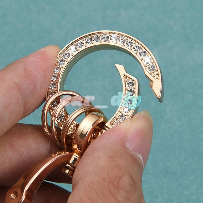 Móc Chìa Khóa Xe Hơi Đính Kim Cương Đơn Giản Sáng Tạo