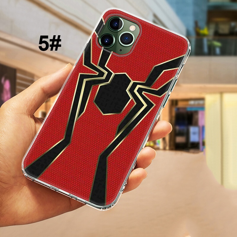 Ốp điện thoại dẻo trong suốt họa tiết Spiderman Marvel độc đáo chống rơi cho IPHONE XR X Xs Max 8 7 6s 6 Plus 5 5s SE 2020 FL115