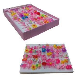 Bộ 50 nhẫn nhựa cho bé
