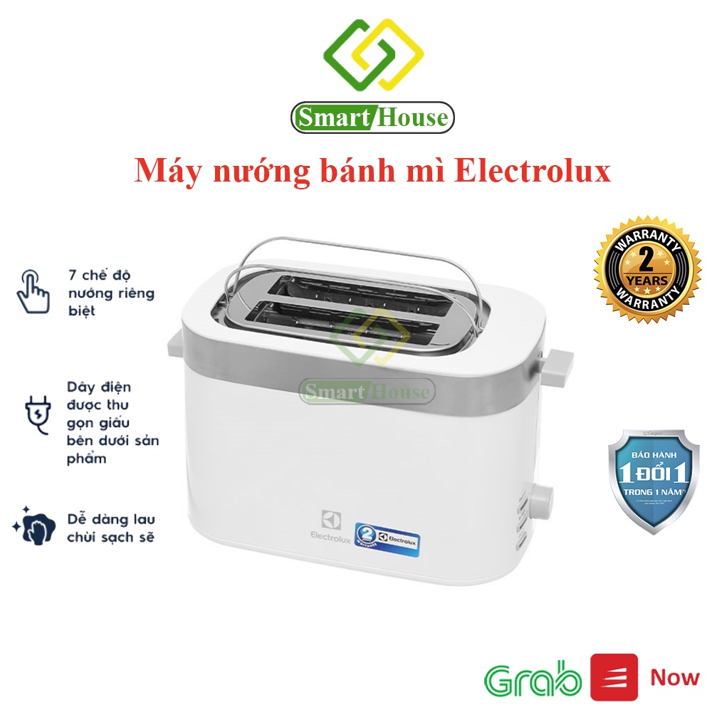 Máy nướng bánh mì Electrolux E2TS1-100W - Smart House