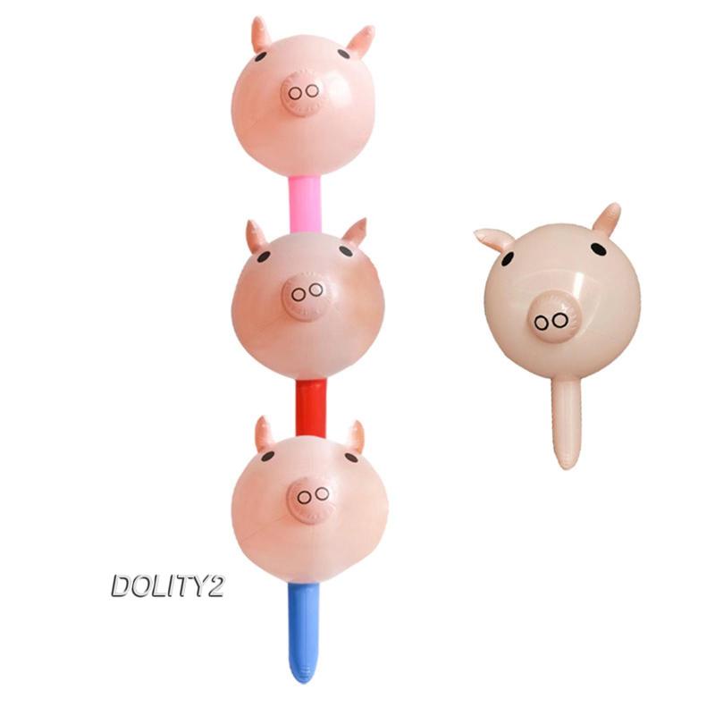 [Dolity2] Bong Bóng Bơm Hơi Hình Động Vật Hoạt Hình Trang Trí Ngày Lễ