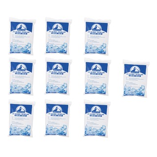 Combo 10 túi đá gel giữ lạnh, bảo quản sữa, làm mát quạt điều hòa (500gr mỗi túi)