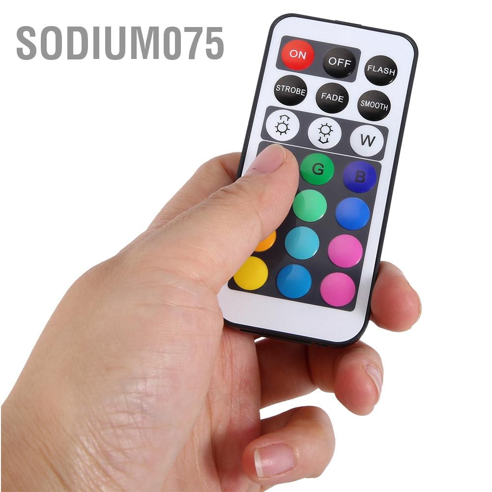 Hàng Hot Đèn LED không dây Puck Light RGB 12 màu hội trường ban đêm có thể thay đổi độ sáng Hàng giao ngaySodium075