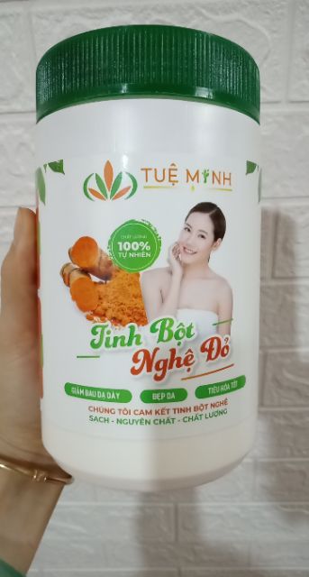 [NGUYÊN CHẤT 100%] 1Kg Tinh Bột Nghệ Đỏ Tuệ Minh Date Mới Nhất 2020