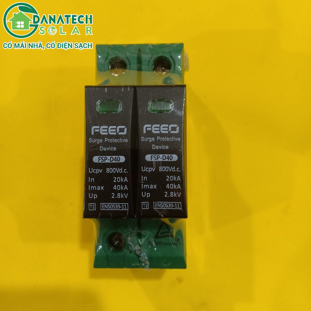 Thiết bị cắt sét - chống sét lan truyền DC FEEO 2P 800VDC, 3P 1000VDC