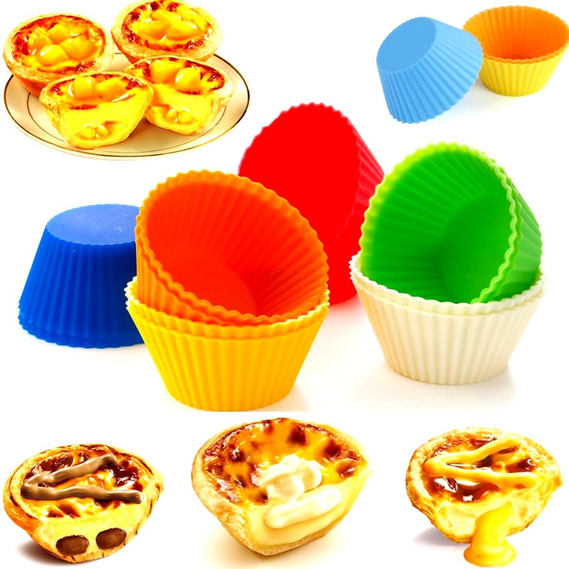 Khuôn Cupcake Silicon/ Khuôn Làm Bánh Bông Lan Cupcake, Muffin, Thạch, Rau Câu (7cm) | WebRaoVat - webraovat.net.vn