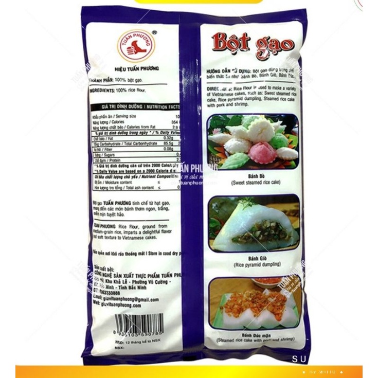 Bột gạo dạng gói 400gram