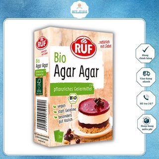 Bột làm thạch rau câu hữu cơ cho bé Agar Ruf/ gói
