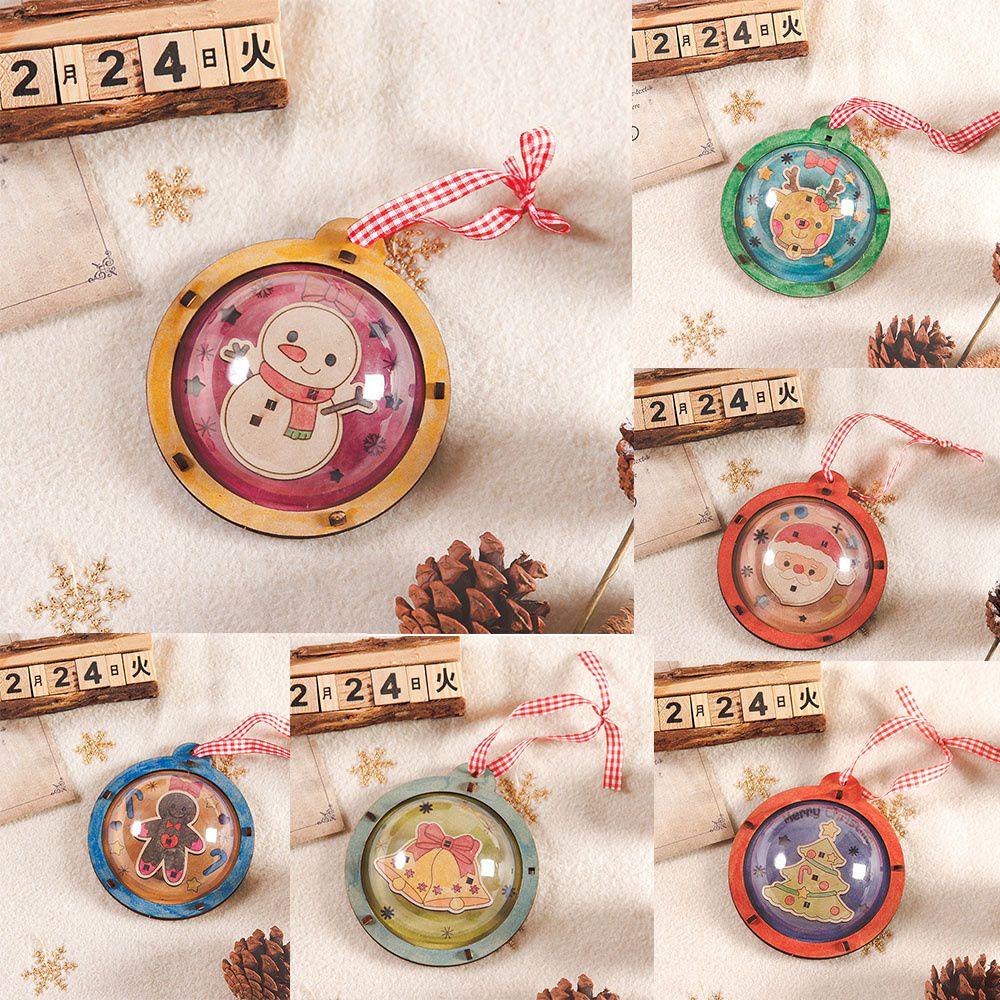 ZAIJIE24 Phụ Kiện Treo Trang Trí Giáng Sinh Thủ Công Diy