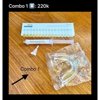 (Combo tẩy trắng răng tại nhà)