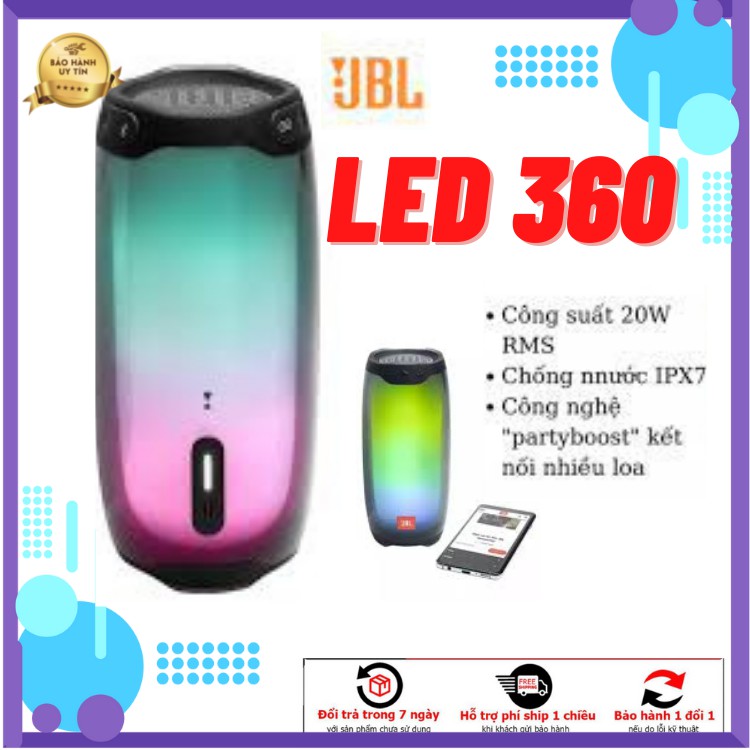 💥Loa Bluetooth Pulse 4+ Phiển Bản 💥 Âm Thanh Cực Đỉnh Full Đèn Led Chống Nước Bảo Hành 6 Tháng Lỗi 1 Đổi 1