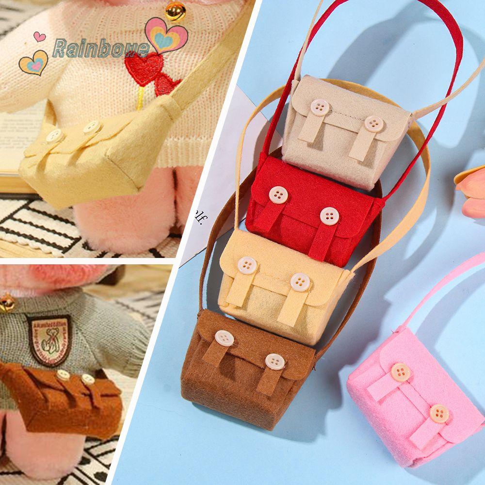 Búp Bê Đồ Chơi Nhồi Bông Mini Màu Cầu Vồng 30cm Dành Cho Trẻ Em