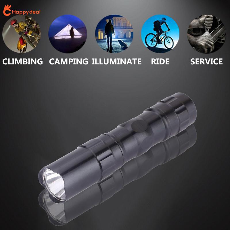 LED Torch Flashlight For Outdoor Camping Hiking Strong Light Aluminum Alloy 3W