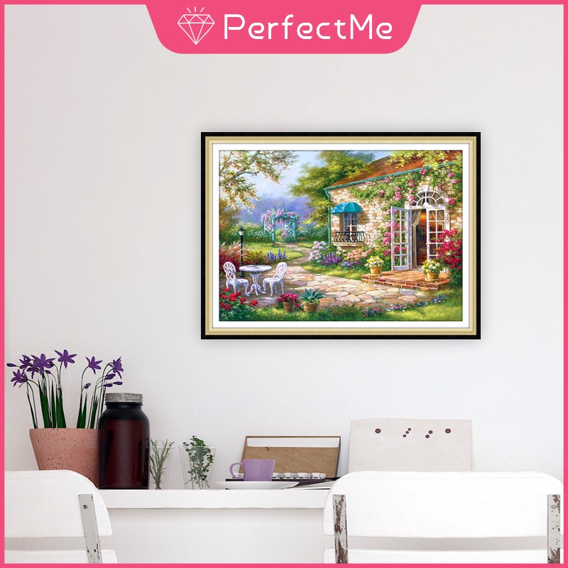 Bộ tranh đính đá 5D tự làm trang trí nhà cửa PM 30x40cm