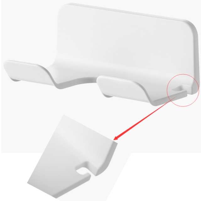 Giá đỡ máy sấy tóc gắn tường thiết kế đơn giản hiện đại