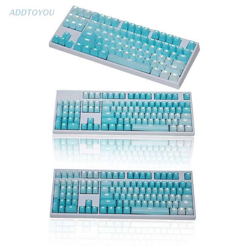 Set 1 Nút Thay Thế Pbt 87 104 108 Trong Suốt Cho Bàn Phím Máy Tính