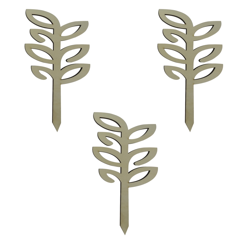 Bộ 3 Giá Đỡ Chậu Hoa Bằng Gỗ Tiện Dụng