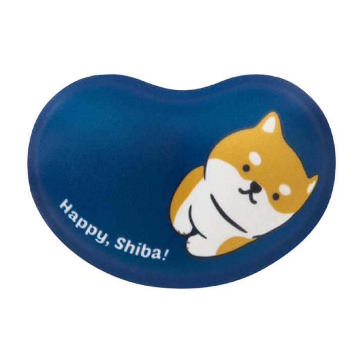 Đệm Kê Cổ Tay ARTBOX Hàn Quốc In Hình Chú Chó Shiba Happy Màu Xanh Navy
