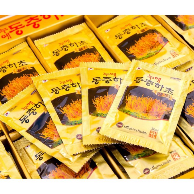 [Flash Sale] Nước Đông Trùng Hạ Thảo 60 Gói Kanghwa Hàn Quốc Hộp Gỗ Vàng | BigBuy360 - bigbuy360.vn