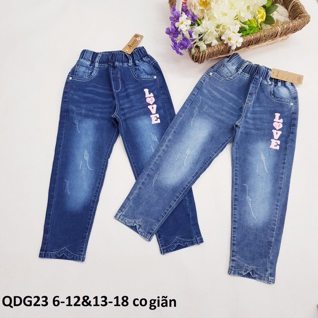 Quần jeans cho BG hàng VNXK  sz 18-33kg