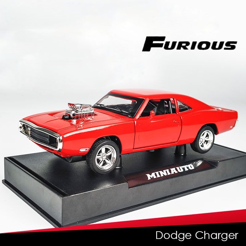 Mô hình xe Dodge Charger 1970 tỉ lệ 1:32 hãng JIANYUAN