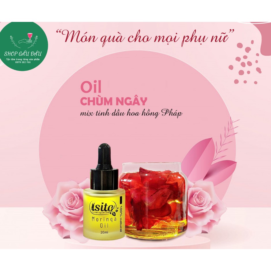 < chính hãng> DẦU CHÙM NGÂY (NGUYÊN CHẤT VÀ MIX TINH DẦU HOA HỒNG) | BigBuy360 - bigbuy360.vn