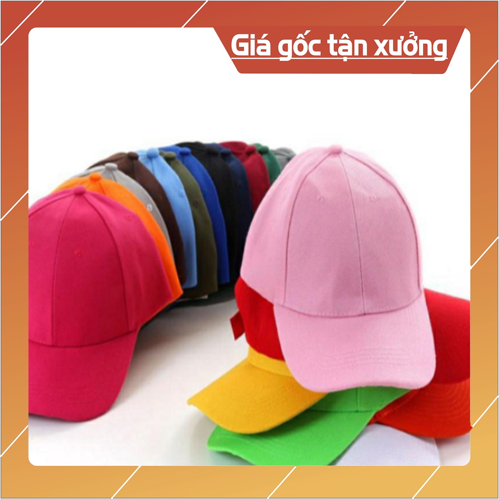 (Sỉ giá xưởng) FREESHIP Mũ lưỡi trai, nón kết trơn nhiều màu phong cách Hàn Quốc