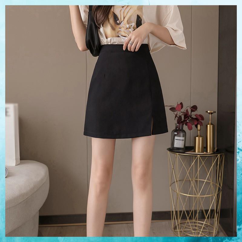 [FreeShip] Chân Váy Ngắn Chữ A Xẻ Trước, Chân Váy Chữ A Công Sở Xẻ Tà Cực Xinh Có Quần Chống Lộ - CV02 | BigBuy360 - bigbuy360.vn