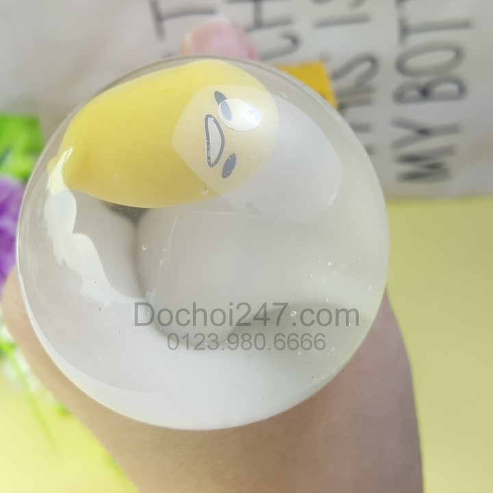 Squishy - Squishy Trứng - Trứng Lười Gudetama