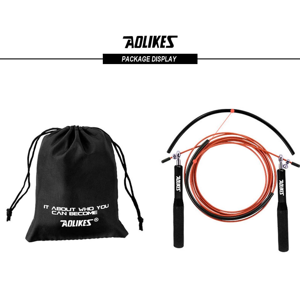 Aolikes Dây Nhảy Bằng Nhôm Có Thể Điều Chỉnh Cho Nam Và Nữ