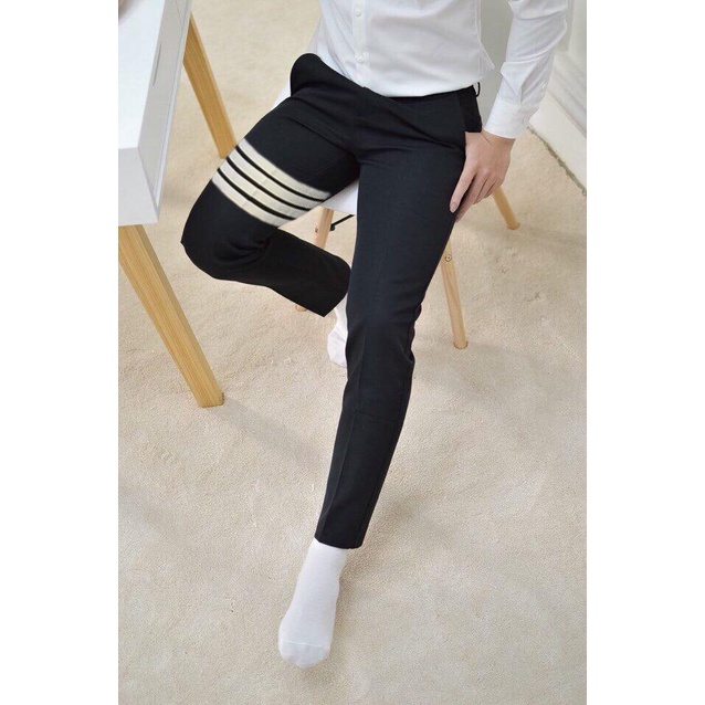 Quần Vải Nam Kiểu Baggy Cạp Cao Dáng Đứng Suông Ống Rộng Hàn Quốc Chất Đẹp Ít Xù Lông Không Phai Màu