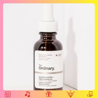 [ĐỦ BILL] Serum sáng da Vitamin C - Ascorbic Acid 8% + Alpha Arbutin 2% - The Ordinary. [AUTHEN]