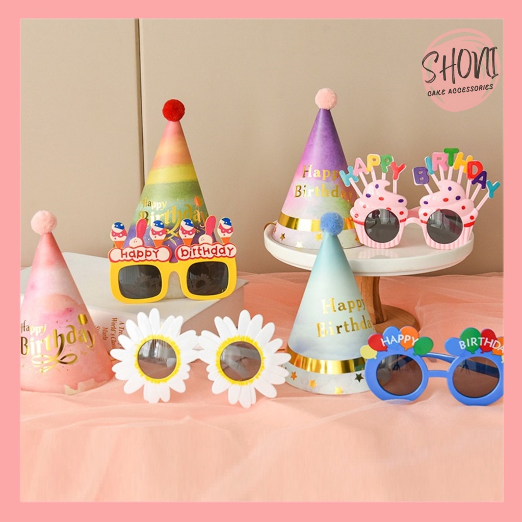 Mũ Sinh Nhật HAPPY BIRTHDAY Mảng Sắc Màu