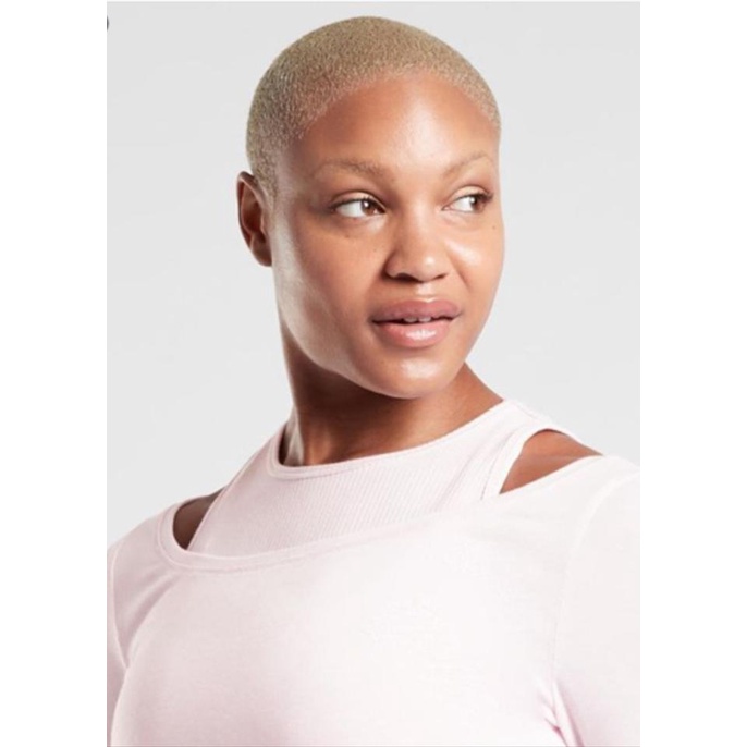 Áo thun tay dài Athleta phối tank