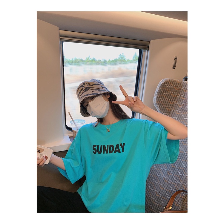 NRVP Áo Thun Mùa Hè Tay Cộc Oversize In Họa Tiết Phong Cách Hàn Quốc Cho Nam / Nữ