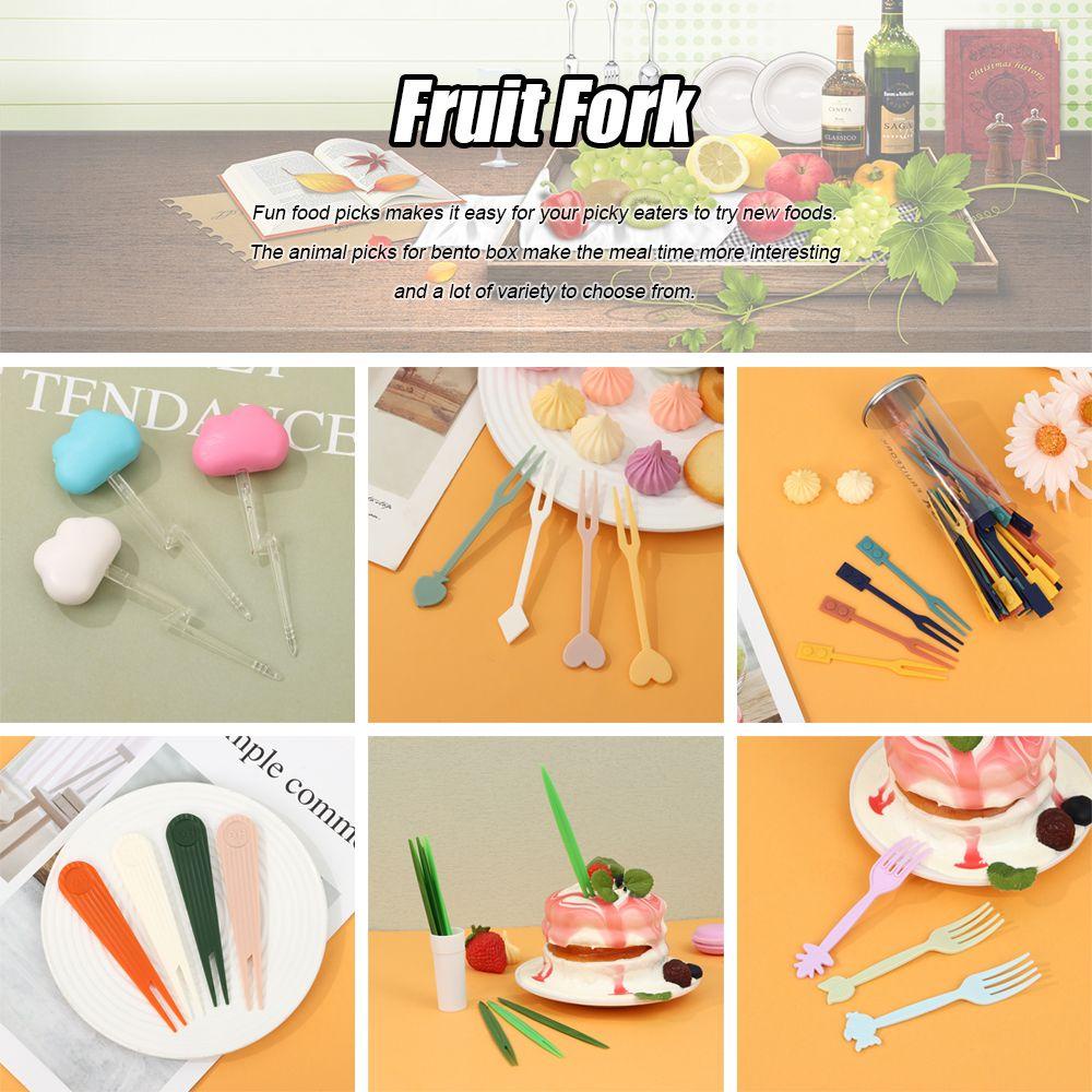 Nĩa Ăn Trái Cây / Tráng Miệng Mini DIY 1 Tiện Lợi