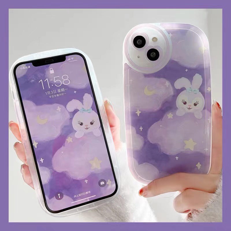 Ốp Điện Thoại In Hình Cô Gái Hoạt Hình Dễ Thương Cho iPhone 13 7 8Plus X XS XR 11 11 Pro Max 12 12 Pro Max 13 Pro Max