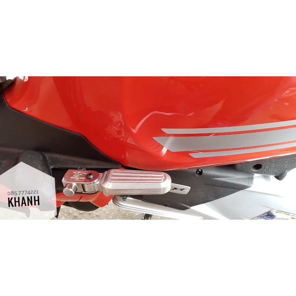 Gác chân vespa, gác chân BẤM v2  vespa print / primavera - phụ tùng vespa