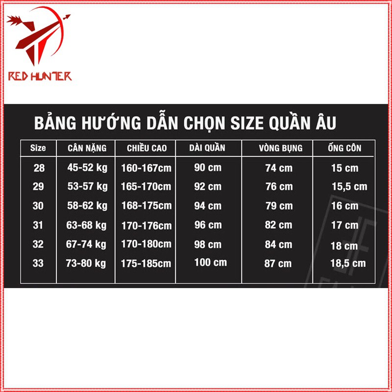 Quần âu nam ống côn RD vải lụa co giãn,quần tây nam không nhăn không xù 4 màu | BigBuy360 - bigbuy360.vn