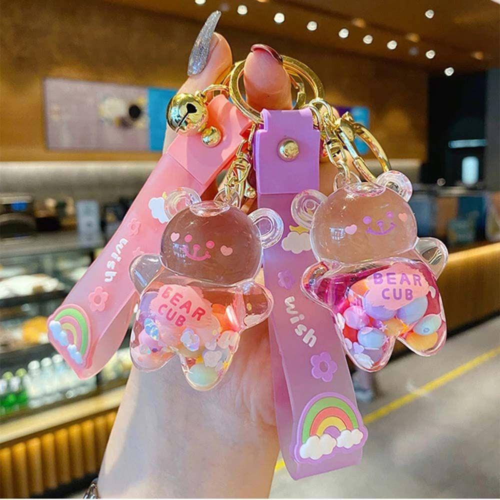 Móc Khóa Hình Gấu Chubby Dễ Thương Sáng Tạo