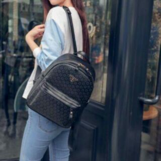 Balô quảng châu đục lỗ hình hoa chất da đẹp