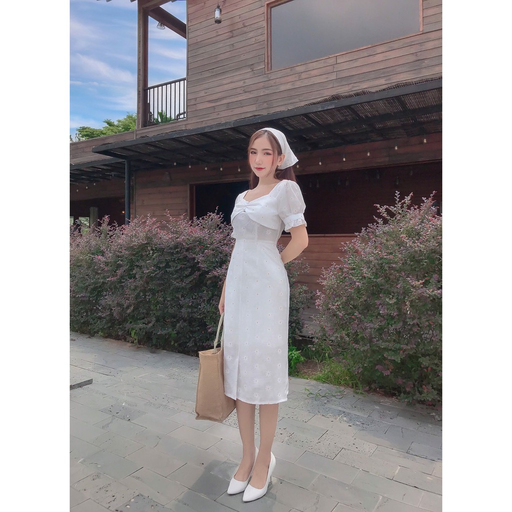 Đầm maxi nữ đẹp, váy đẹp dáng dài kiểu dáng trẻ trung, hàng chuẩn đẹp bán shop, phom dưới 53kg | BigBuy360 - bigbuy360.vn