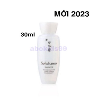 Chai 30ml nước hoa hồng trắng da bạch sâm mini cao cấp
