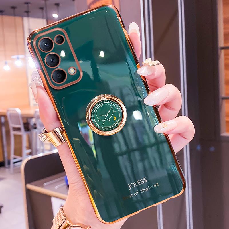 Ốp điện thoại mềm có nhẫn đeo từ tính cho OPPO Reno 5 Pro 5G Reno5 Pro+ Reno5 4G