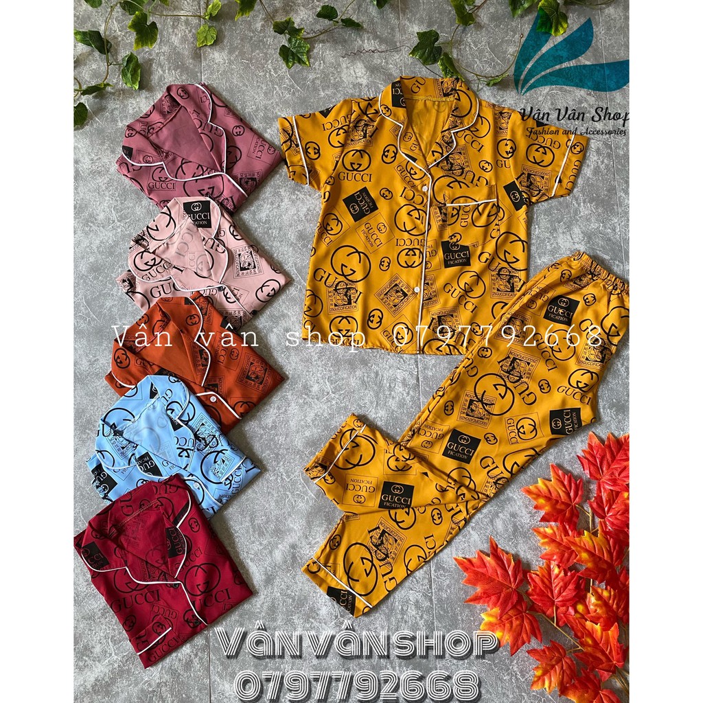 Bộ pijama tay ngắn quần dài đủ size - ẢNH THẬT SHOP TỰ CHỤP