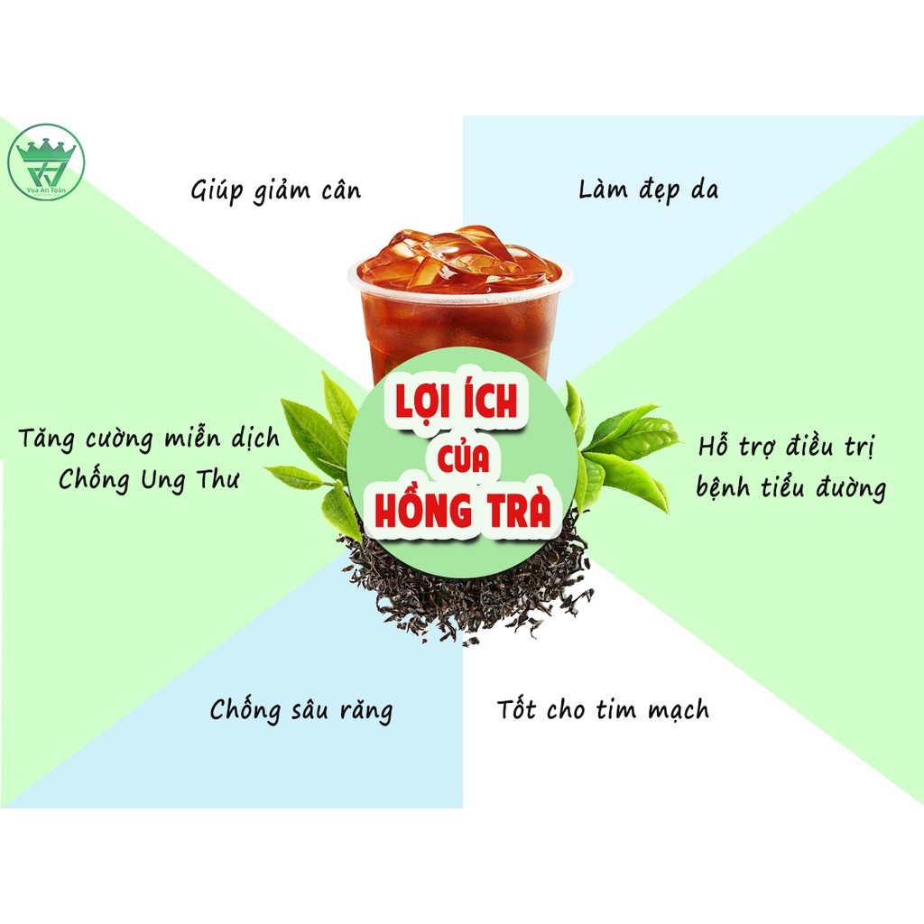 Hồng Trà Bá Tước WECHA, Earl Grey Tea Pha Trà Sữa, Trà tắc, Trà Đào, Trà Trái Cây