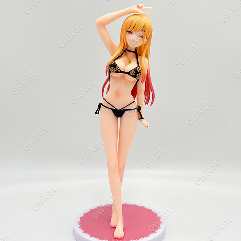 Mô Hình Nhân Vật My Dress-Up Darling Marin Kitagawa  23cm Anime Marine JK Coser Cosplayer Figure Packed in Box Bikini Model Sono Bisque Doll Wa Koi Wo Suru