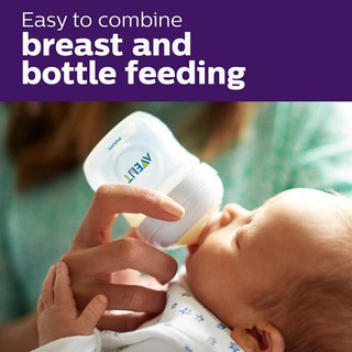 [Được chọn núm] Bình sữa chống đầy tương đối Philips Avent Natural 125ml 260ml 330ml 45 YC51