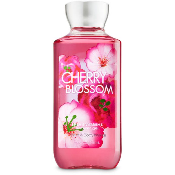 SỮA TẮM BATH & BODY WORKS CHERRY BLOSSOM SHEA & VITAMIN E SHOWER GEL (295ML)